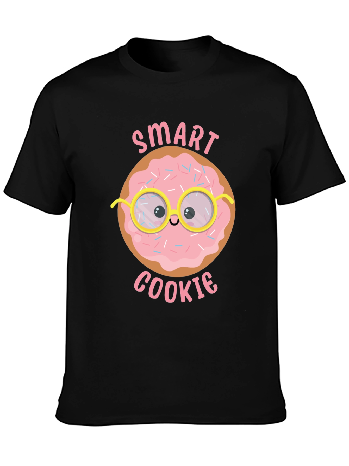 Smart Cookie Donut Graphic T-Shirt