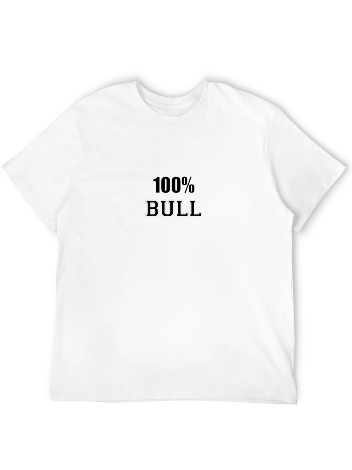 100% Bull Black Graphic Tee - Statement Shirt