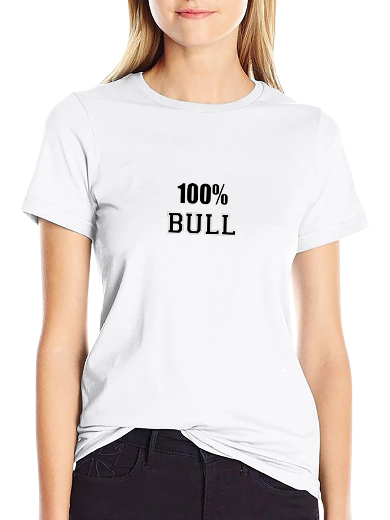 100% Bull Black Graphic Tee - Statement Shirt