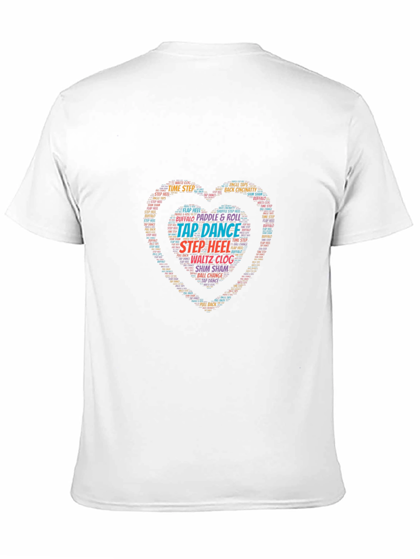 Tap Dance Heart Graphic Tee - Soft Cotton Blend