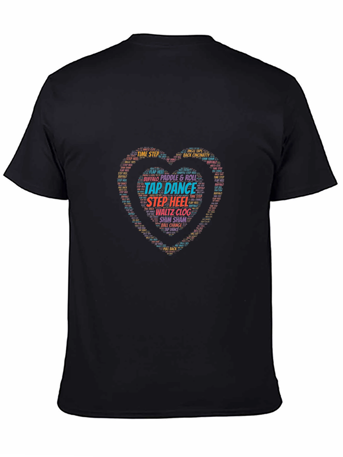 Tap Dance Heart Graphic Tee - Soft Cotton Blend