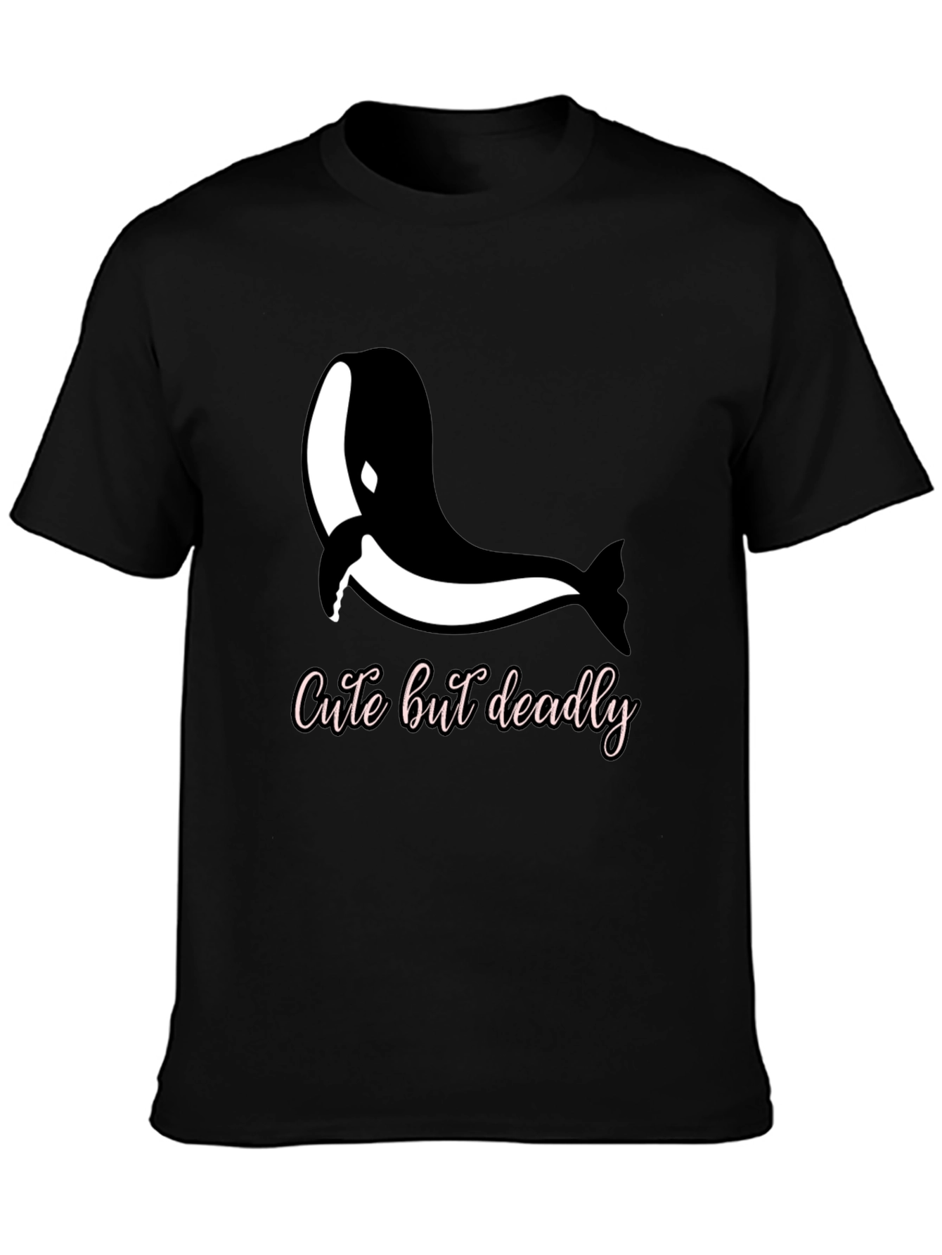 Cute but Deadly Orca Whale Graphic Tee