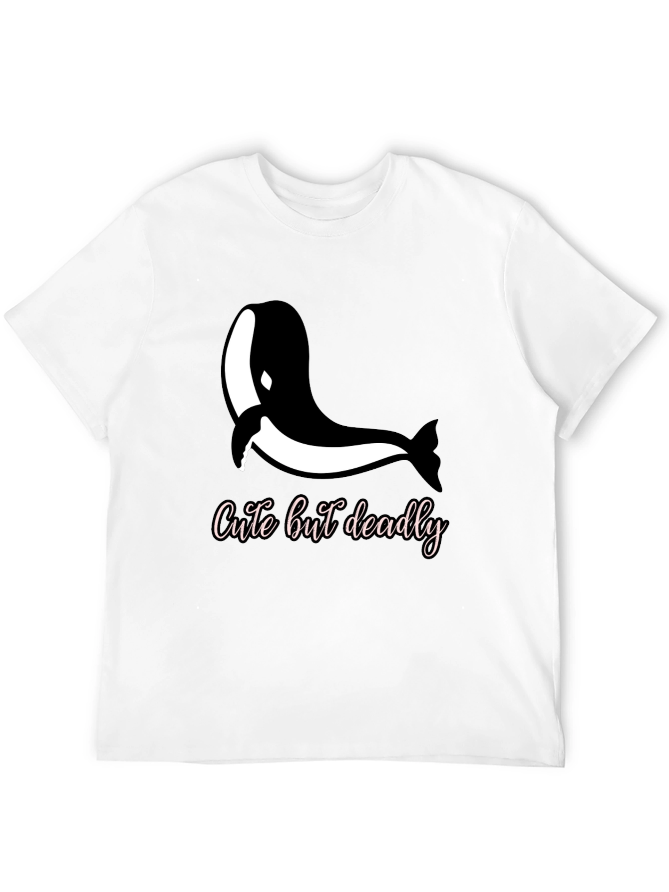 Cute but Deadly Orca Whale Graphic Tee
