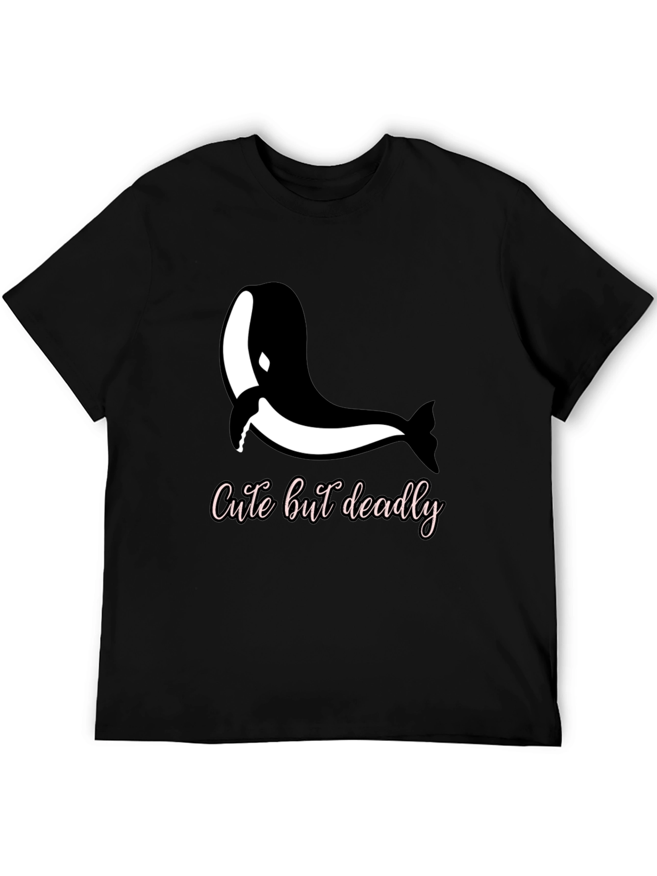 Cute but Deadly Orca Whale Graphic Tee