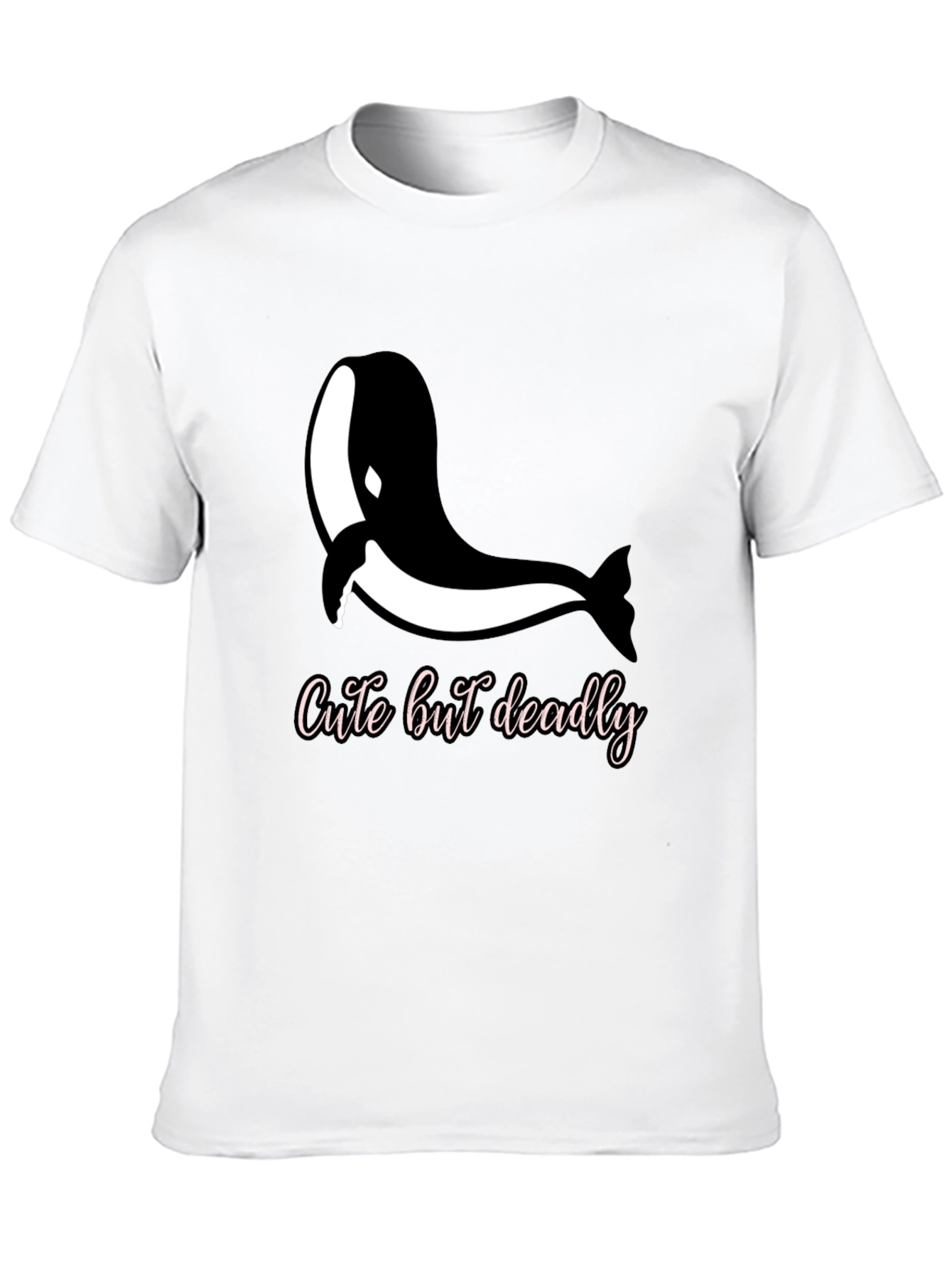 Cute but Deadly Orca Whale Graphic Tee