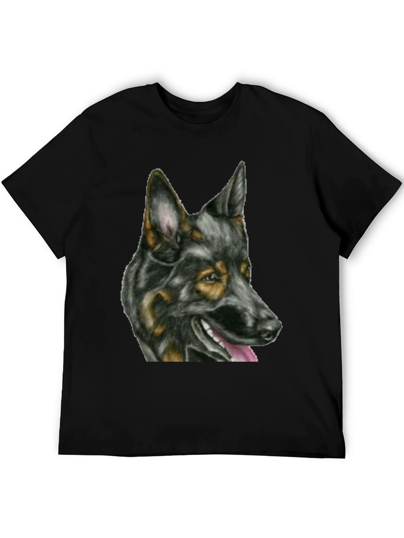 German Shepherd Dog Graphic Print Tee