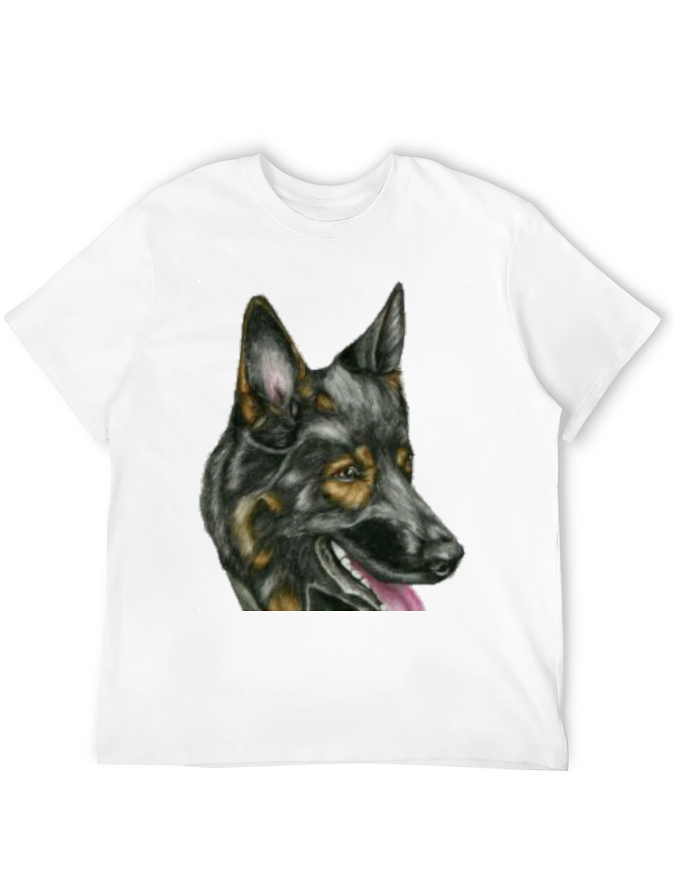 German Shepherd Dog Graphic Print Tee