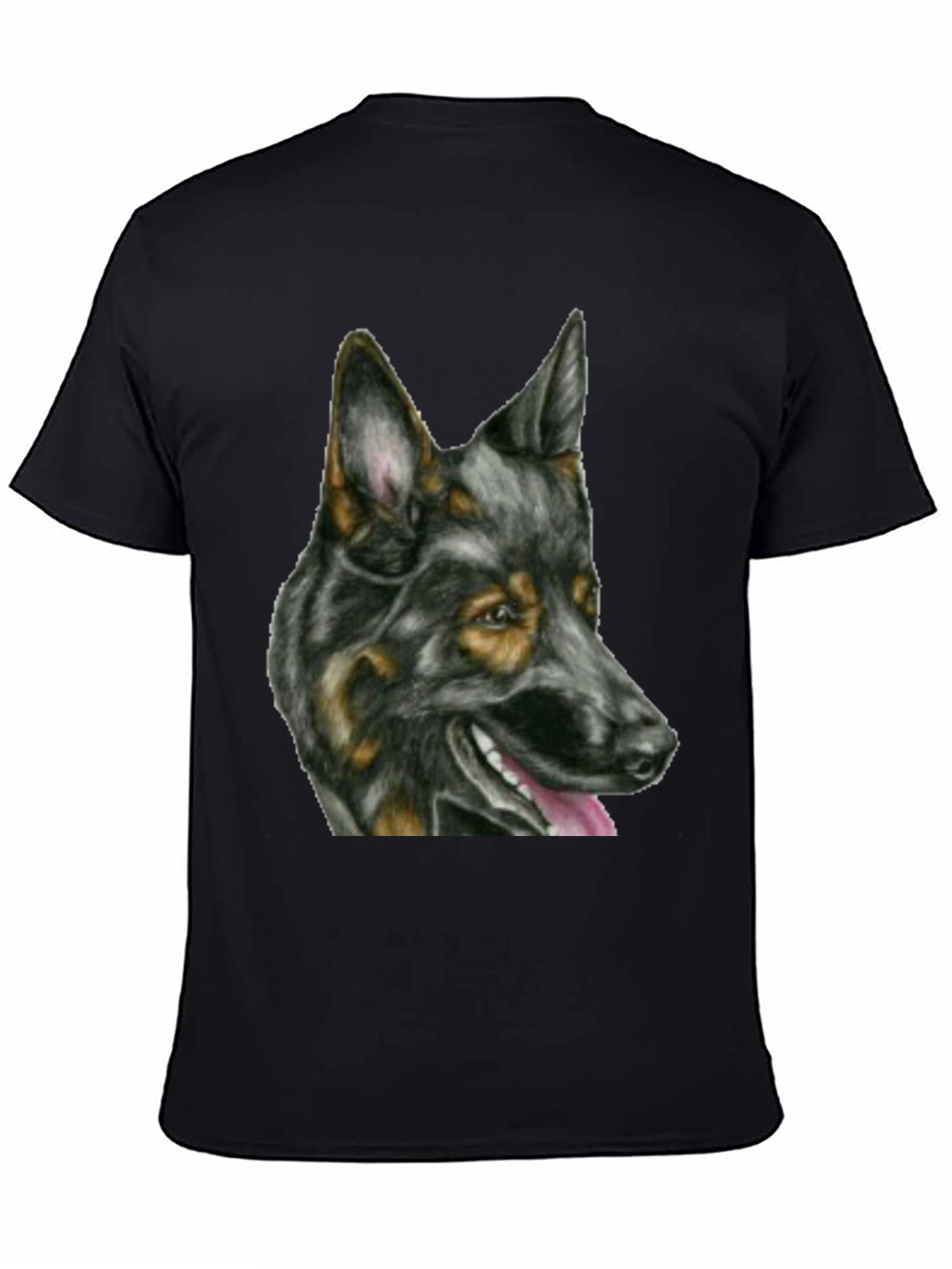 German Shepherd Dog Graphic Print Tee
