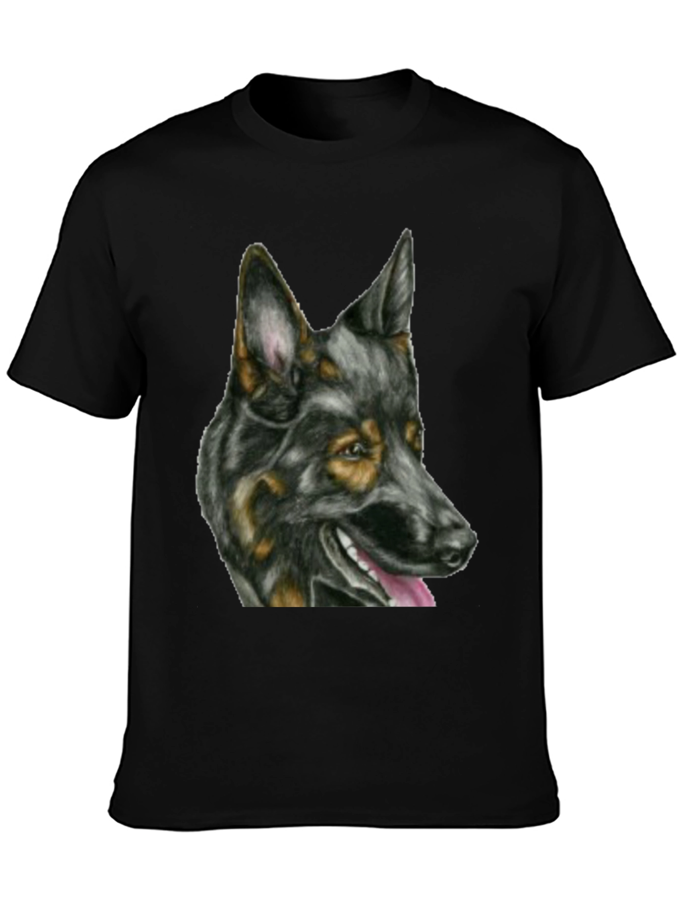 German Shepherd Dog Graphic Print Tee
