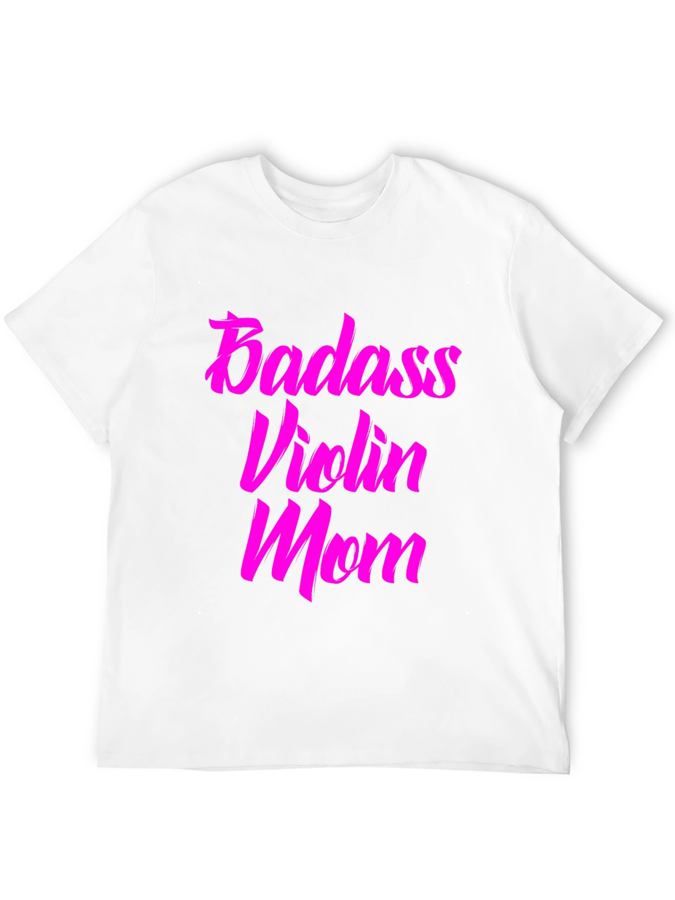 Badass Violin Mom Graphic Tee - Black