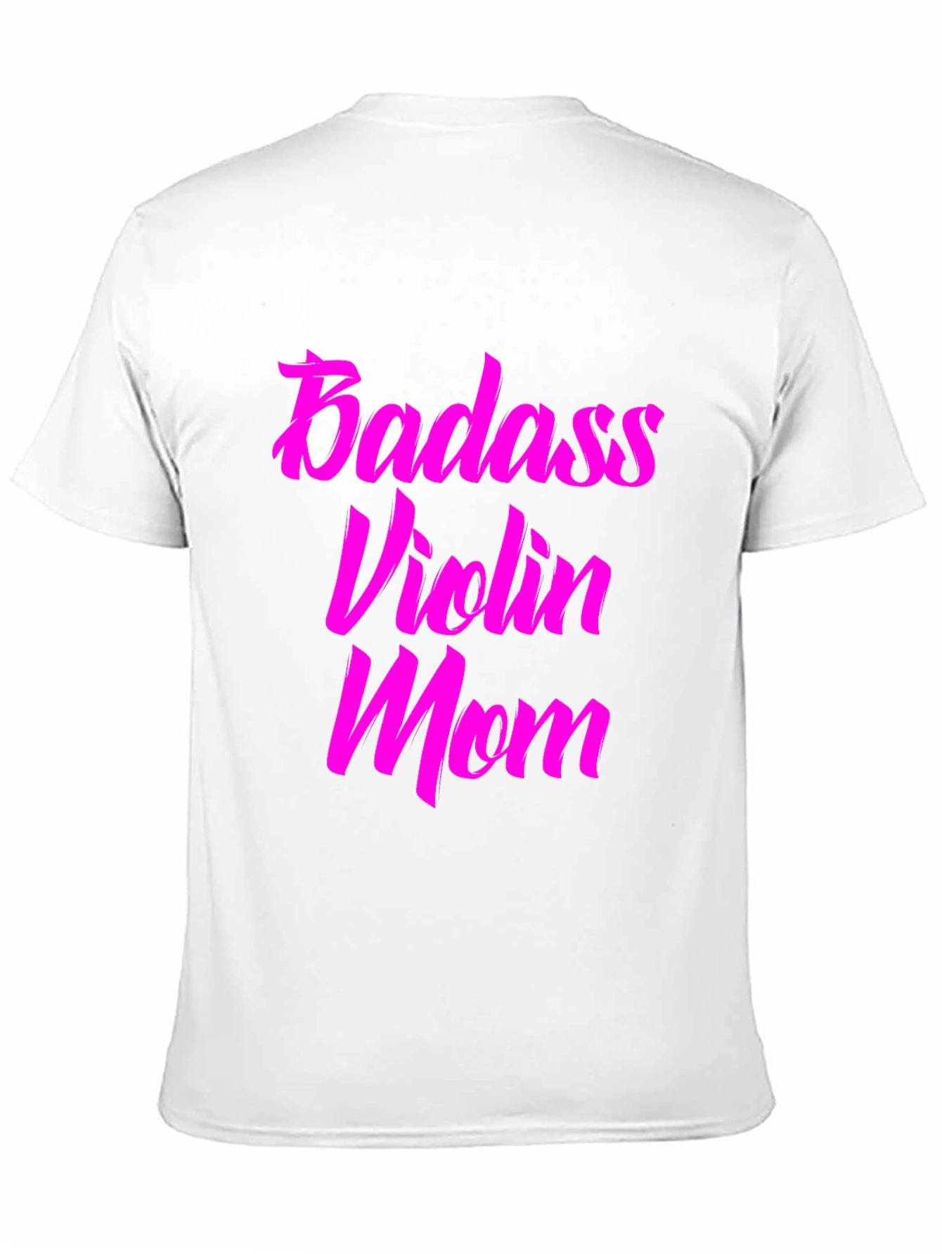 Badass Violin Mom Graphic Tee - Black