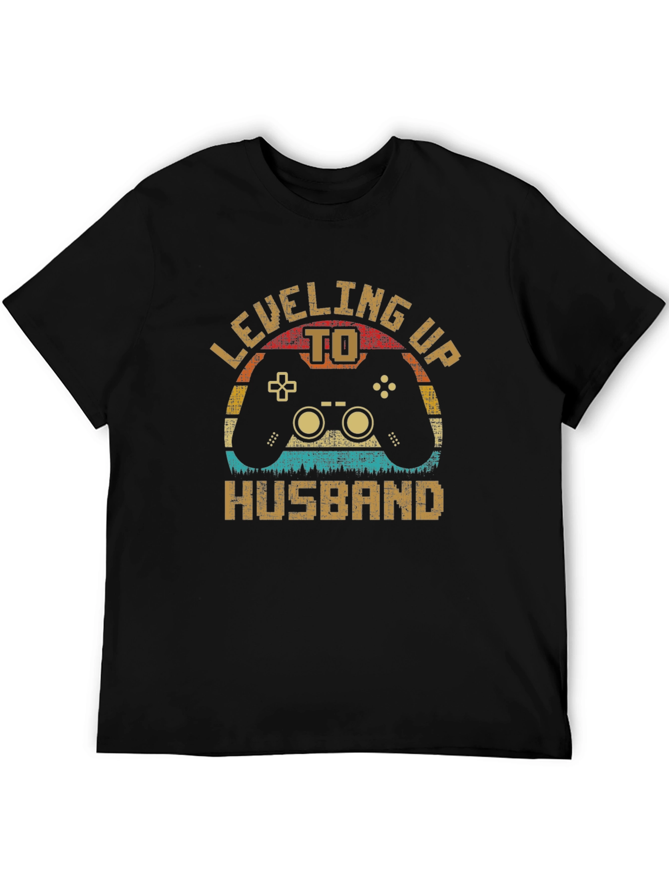 Leveling Up to Husband Graphic T-Shirt