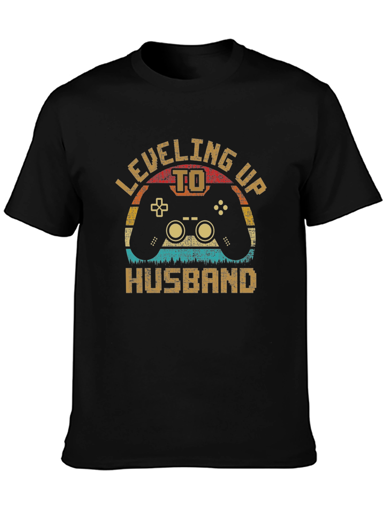 Leveling Up to Husband Graphic T-Shirt