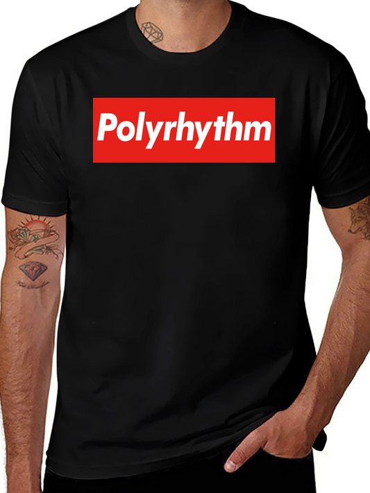 Polyrhythm Graphic Tee - Supreme Style Black T-Shirt