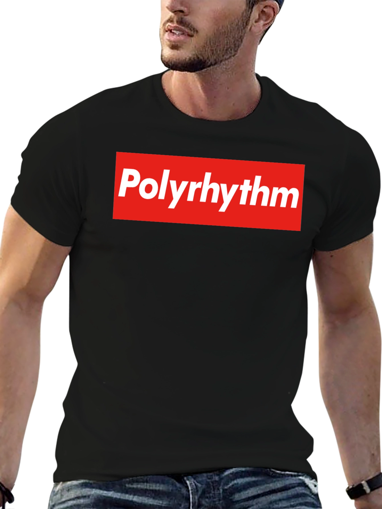 Polyrhythm Graphic Tee - Supreme Style Black T-Shirt