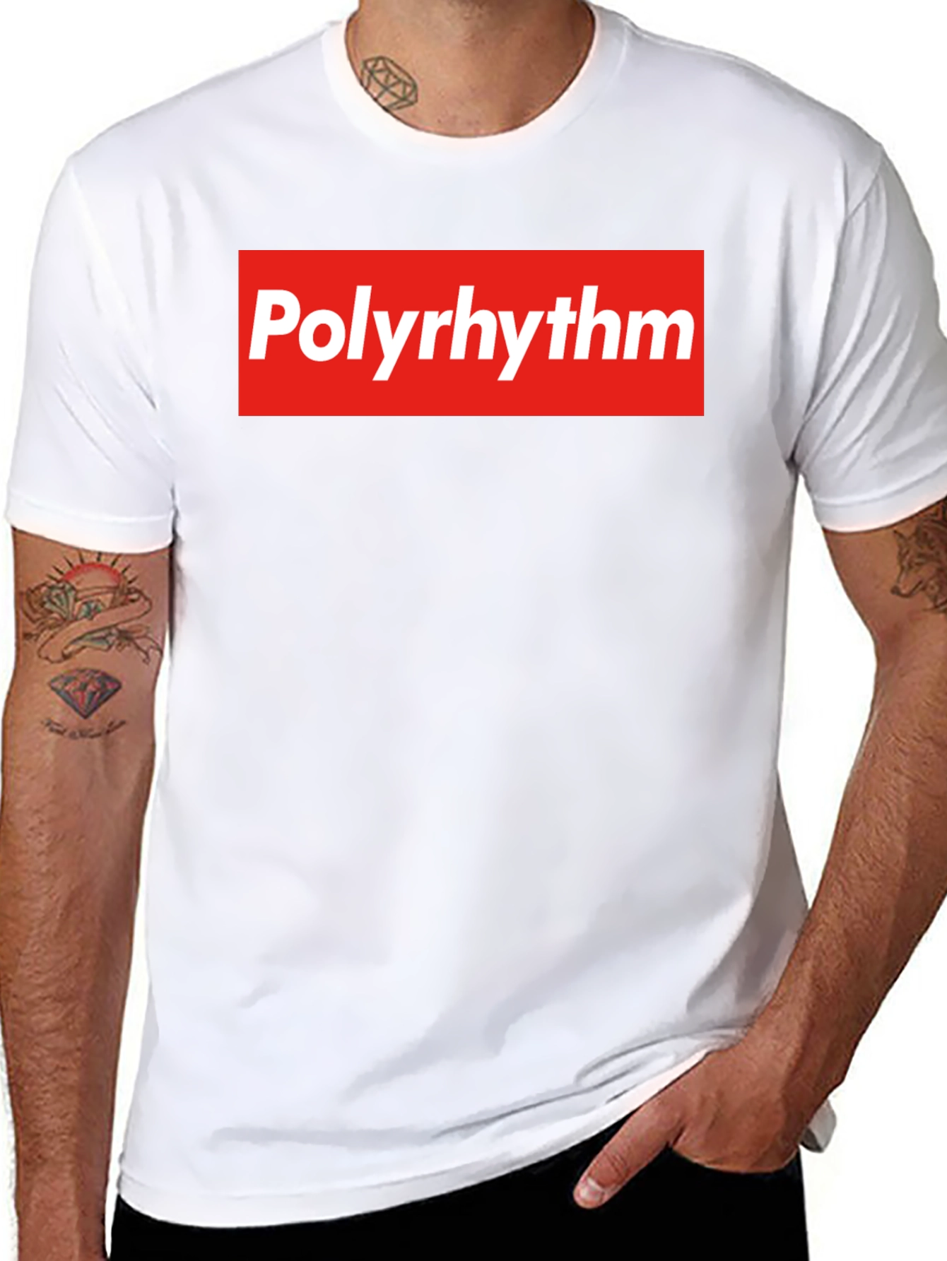 Polyrhythm Graphic Tee - Supreme Style Black T-Shirt