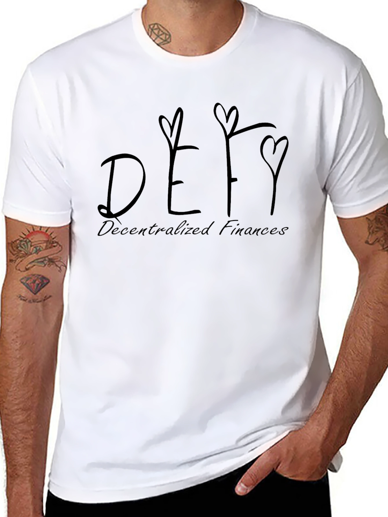 DeFi Heart T-Shirt - Decentralized Finance Tee