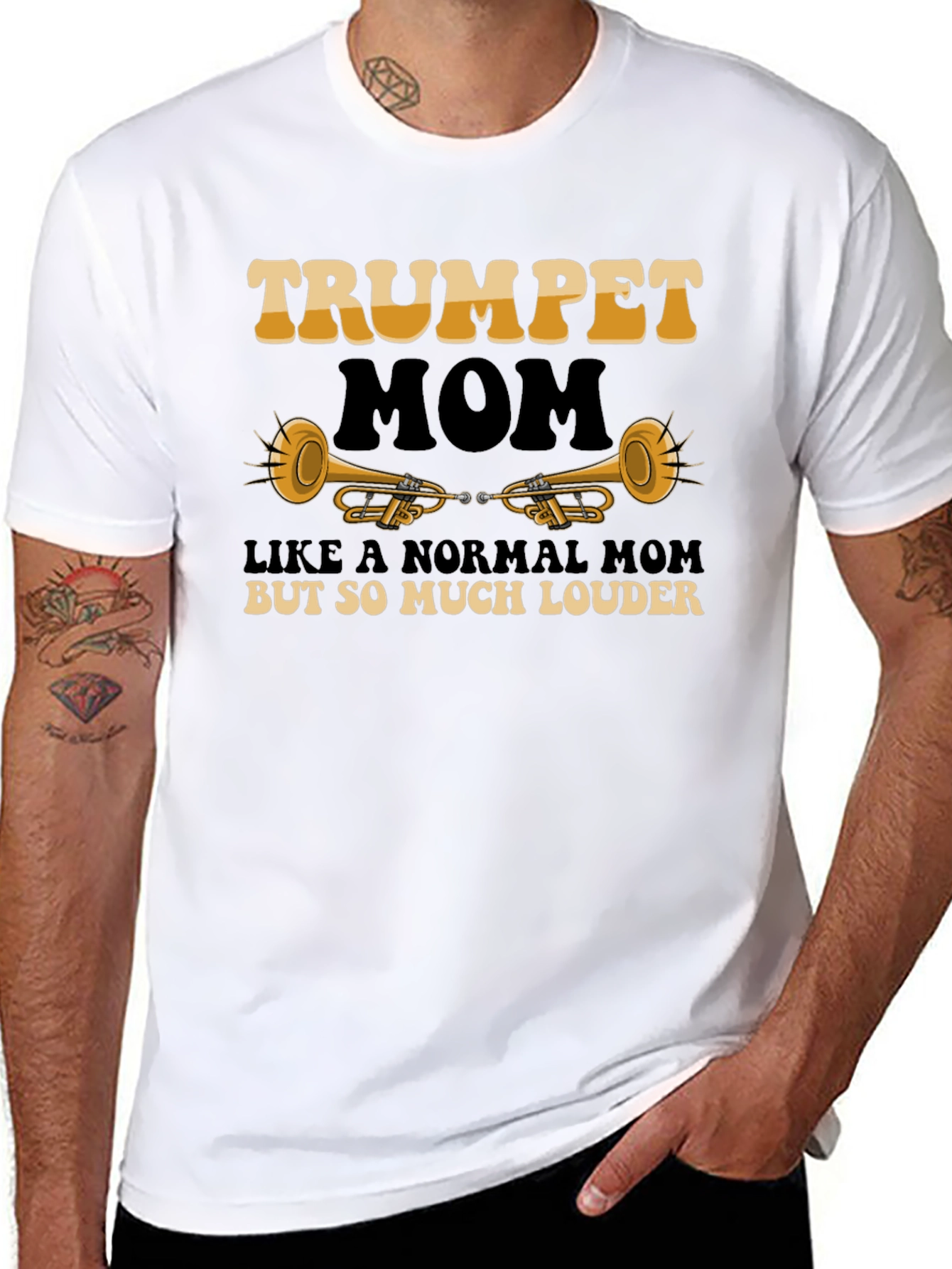 Trumpet Mom T-Shirt - Musicians Loud Pride