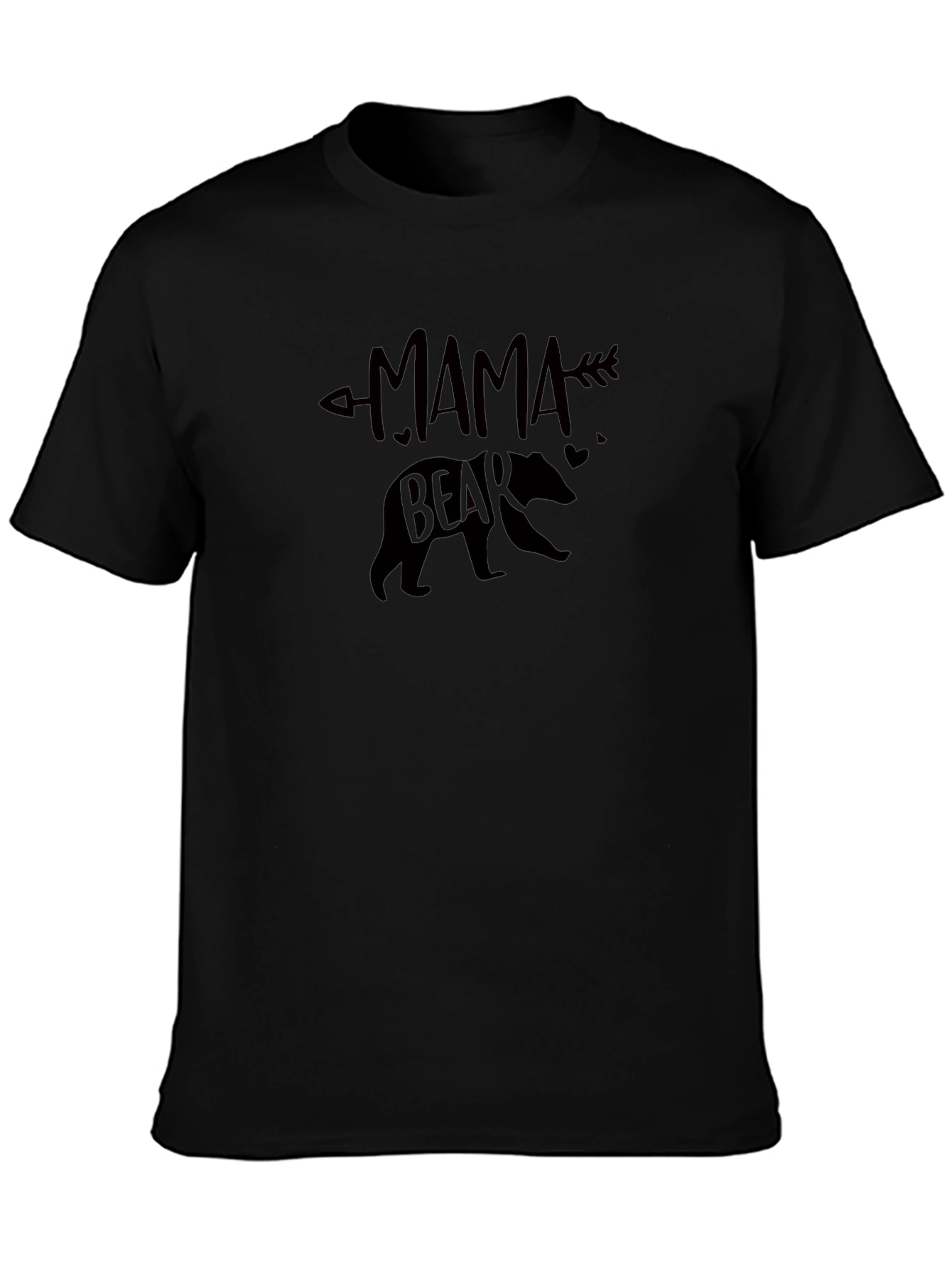 Mama Bear T-Shirt - Black Graphic Tee