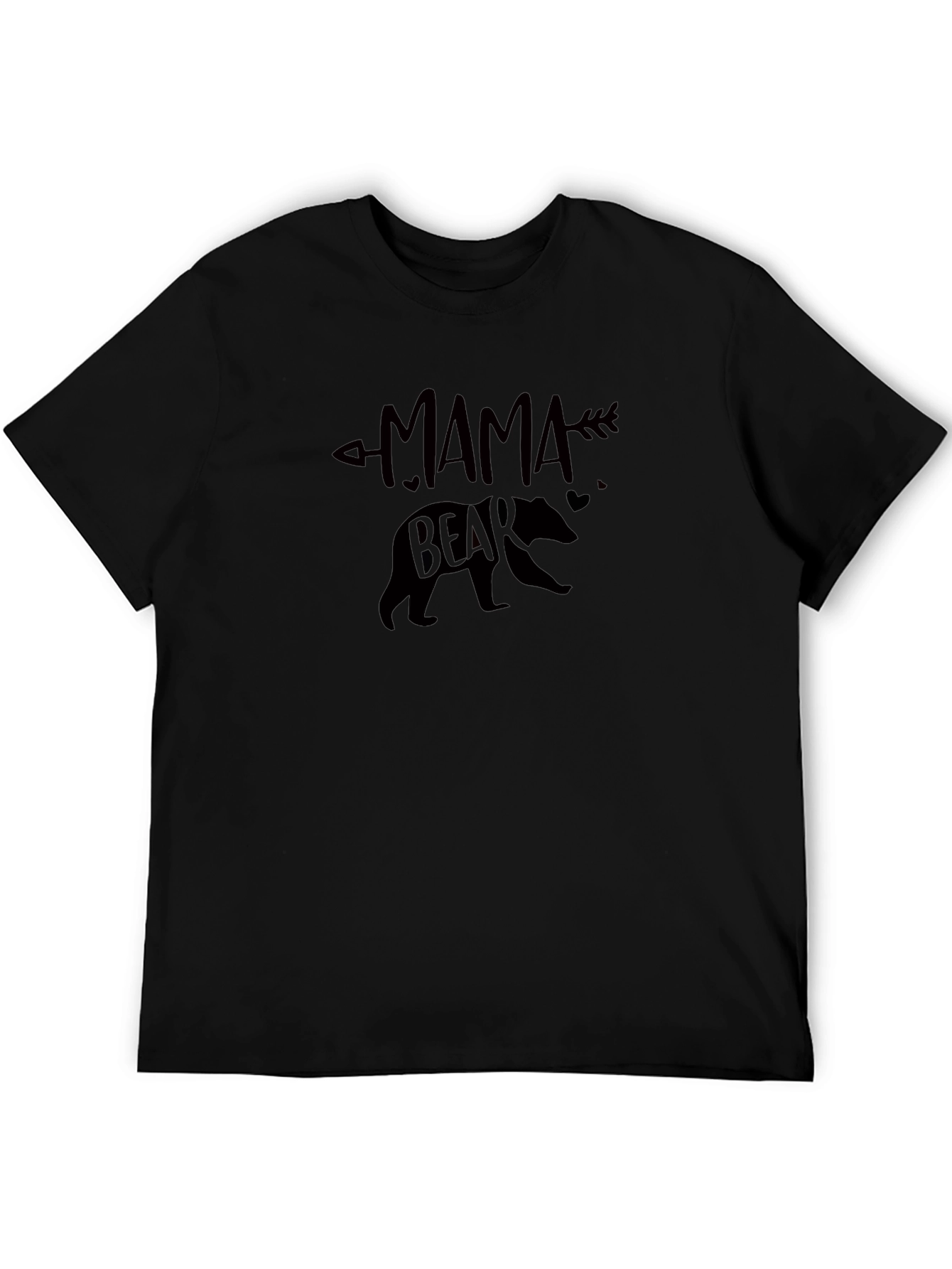 Mama Bear T-Shirt - Black Graphic Tee