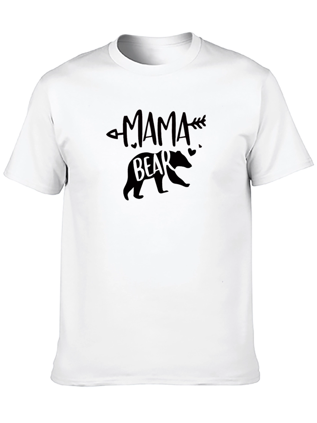 Mama Bear T-Shirt - Black Graphic Tee