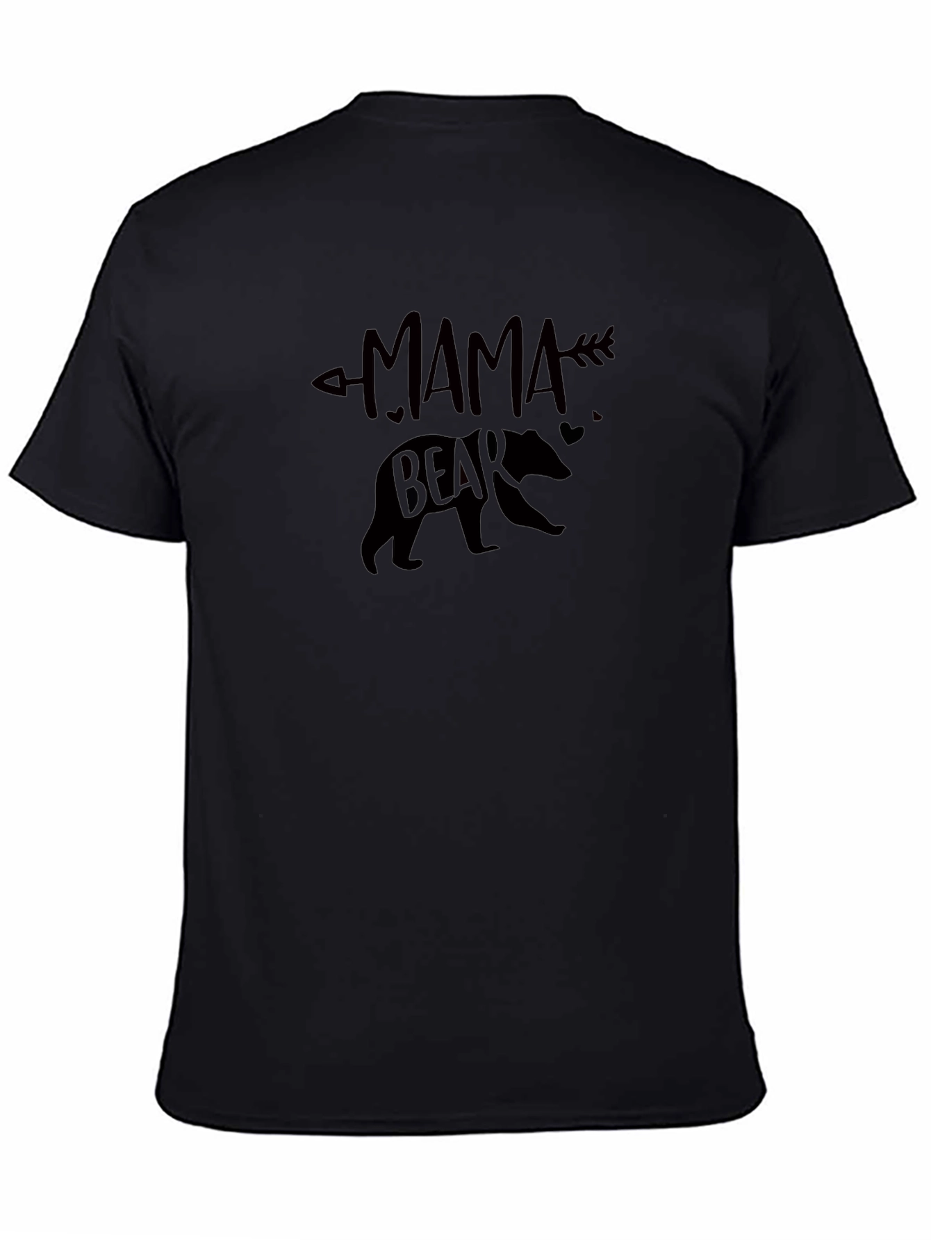 Mama Bear T-Shirt - Black Graphic Tee