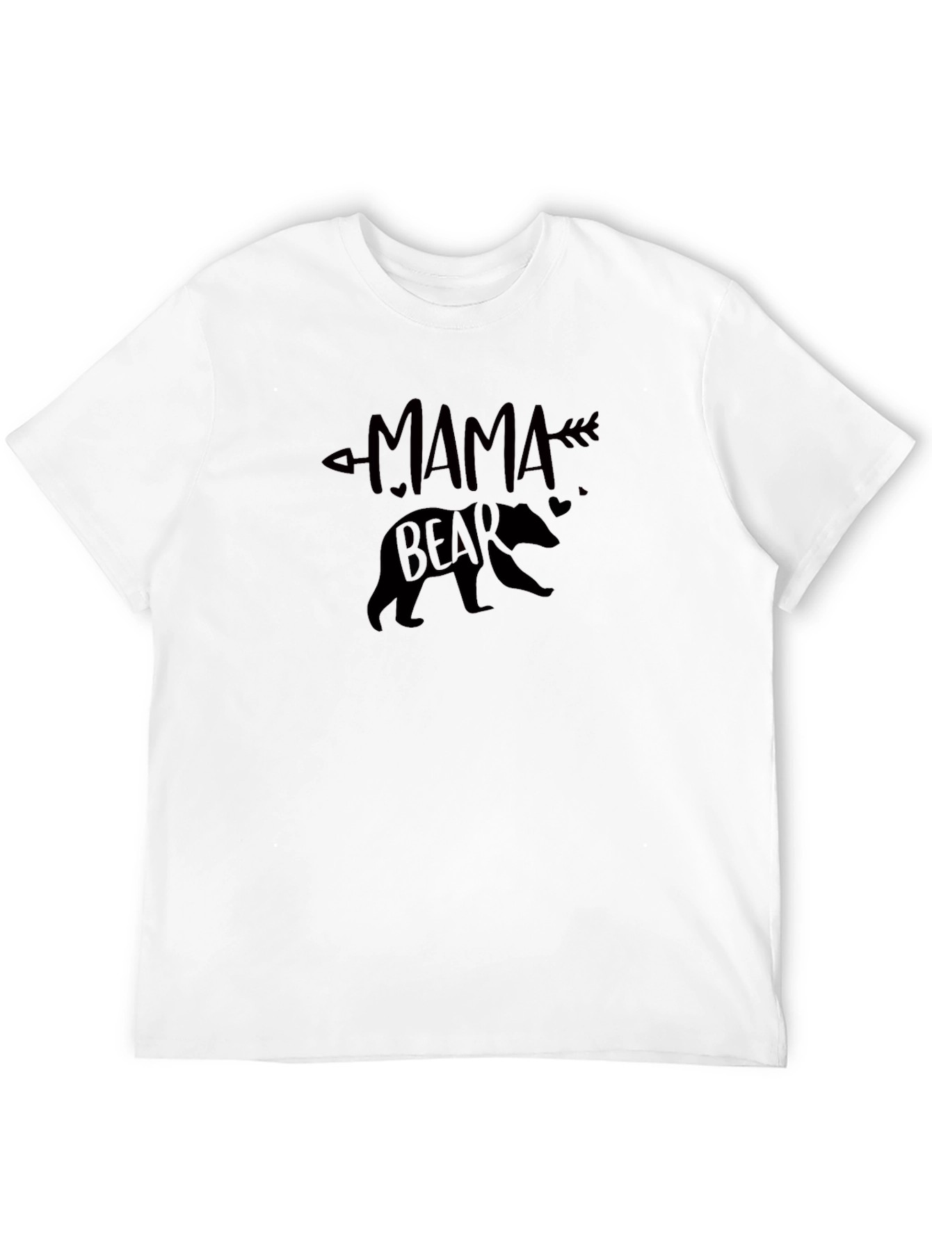 Mama Bear T-Shirt - Black Graphic Tee
