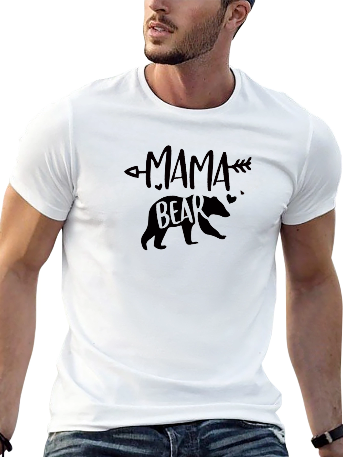 Mama Bear T-Shirt - Black Graphic Tee