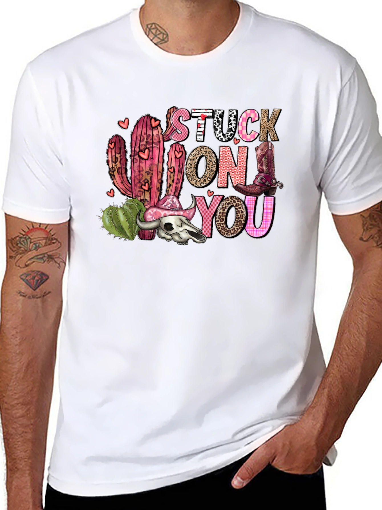 Stuck On You Western Graphic Tee