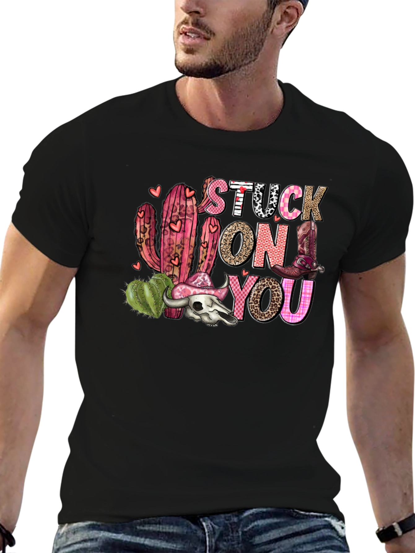 Stuck On You Western Graphic Tee