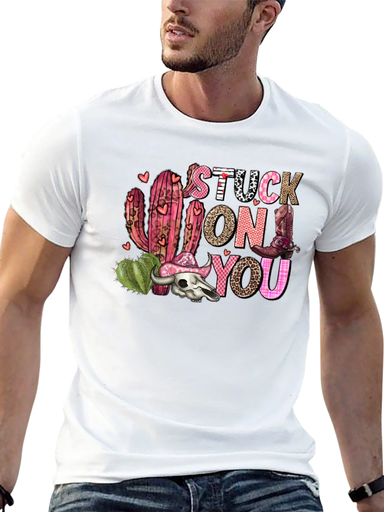 Stuck On You Western Graphic Tee
