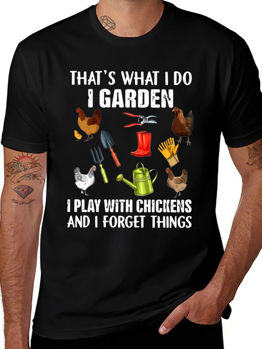 Gardening & Chicken Lover T-Shirt