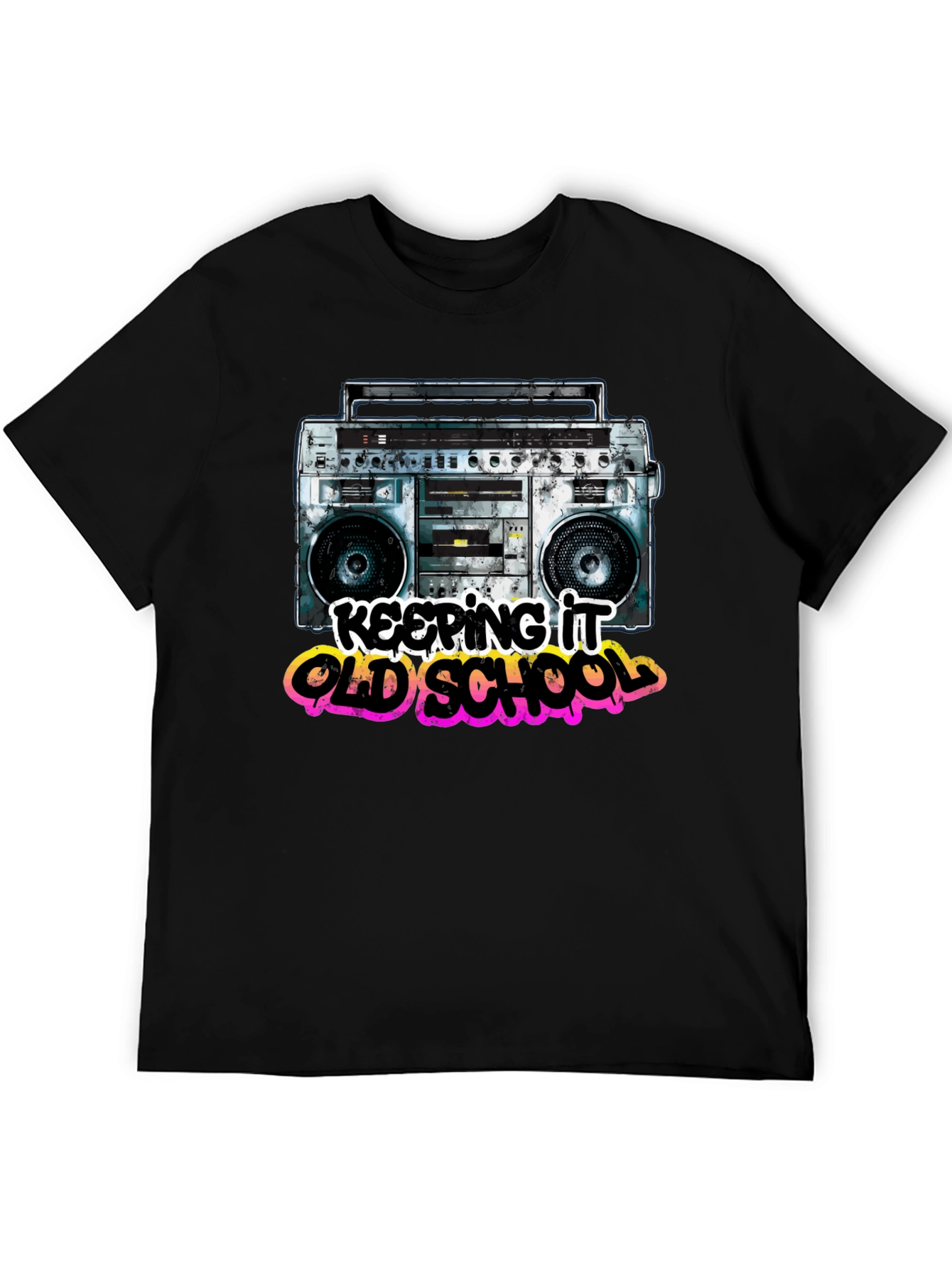 Retro Boombox T-Shirt - Keeping it Old School