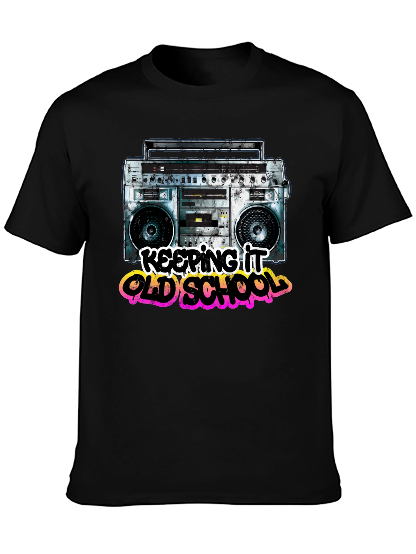 Retro Boombox T-Shirt - Keeping it Old School