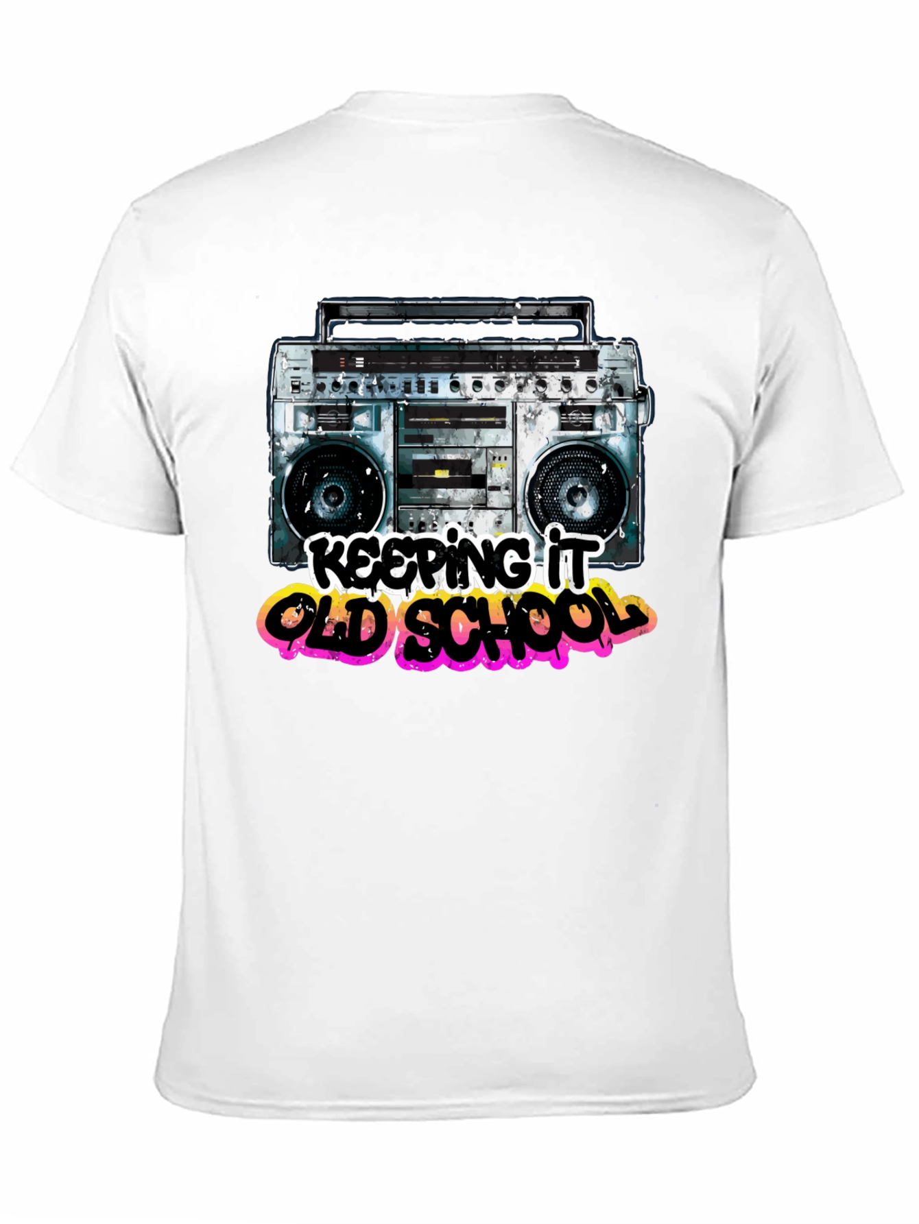 Retro Boombox T-Shirt - Keeping it Old School
