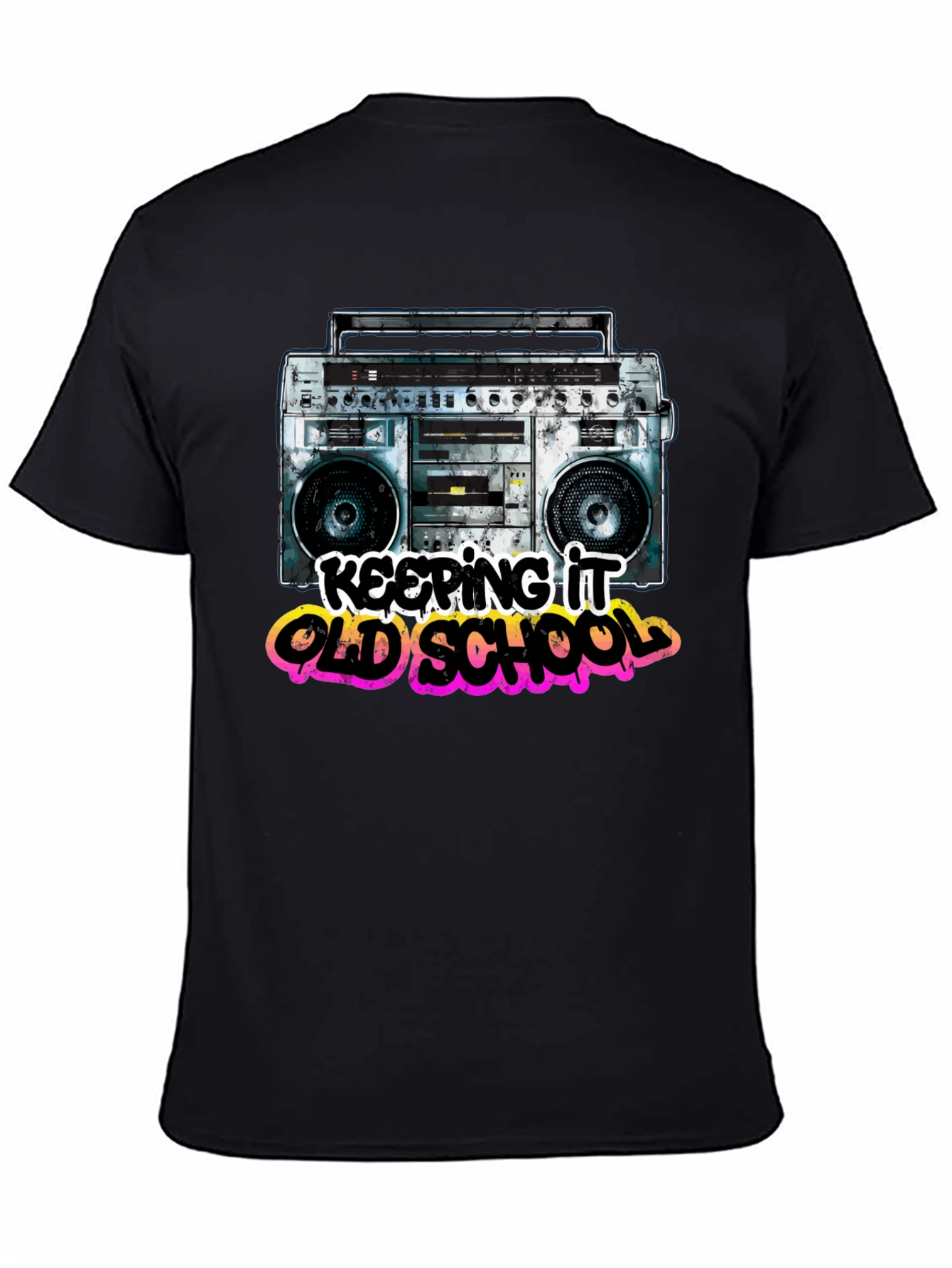 Retro Boombox T-Shirt - Keeping it Old School
