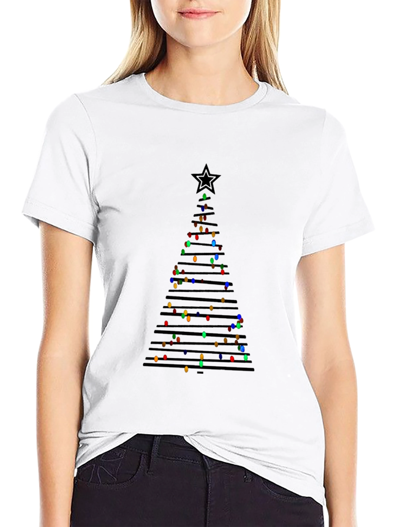Festive Christmas Tree T-Shirt