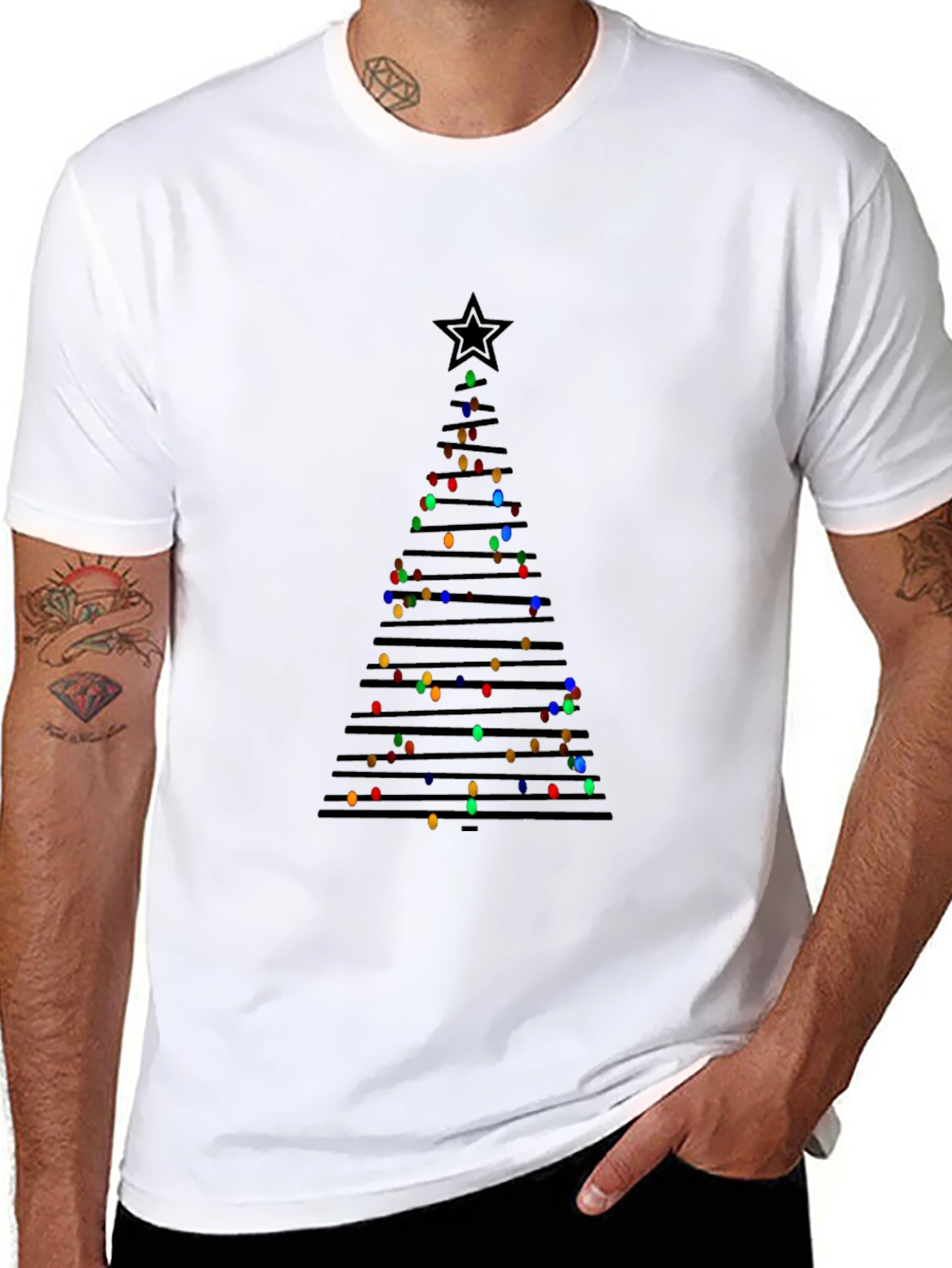 Festive Christmas Tree T-Shirt