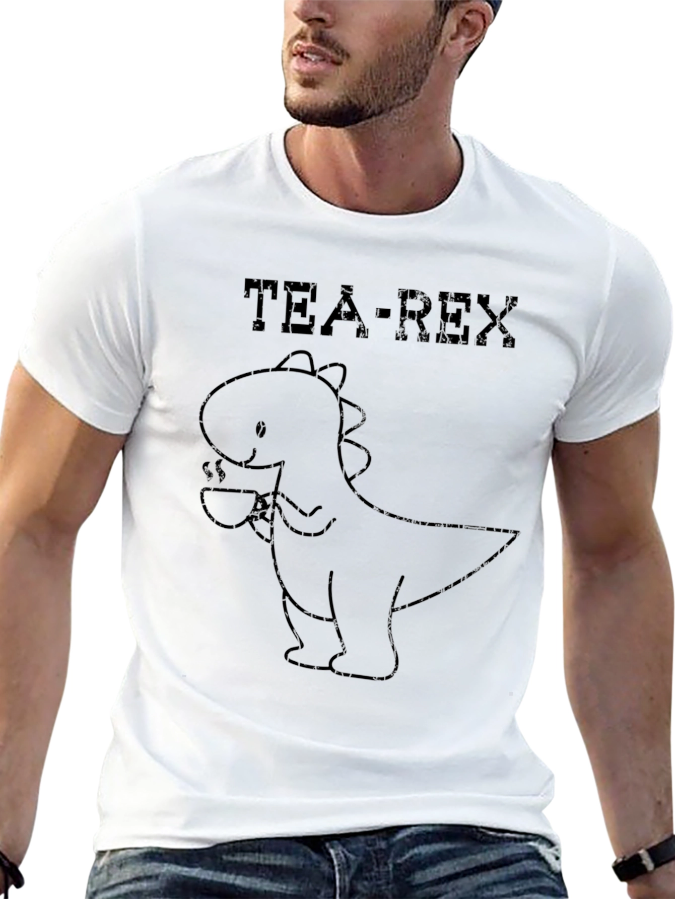 Tea Rex T-Shirt - Dinosaur Tea Lover Tee