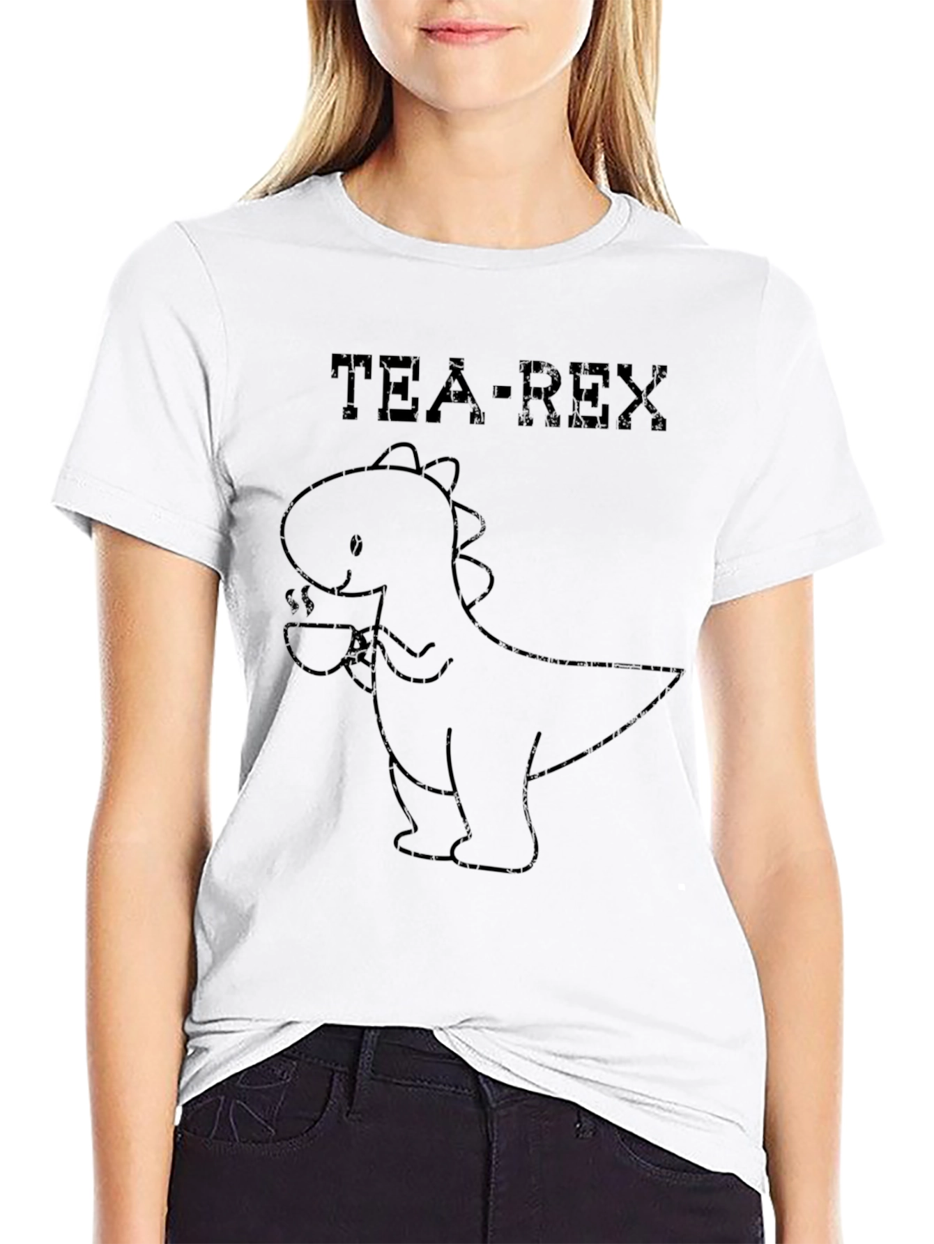 Tea Rex T-Shirt - Dinosaur Tea Lover Tee