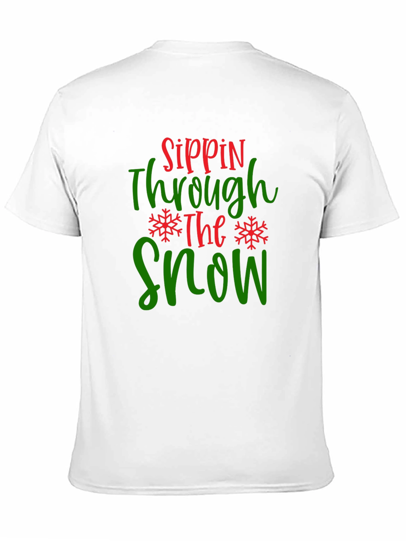 Sippin Through The Snow Graphic Tee