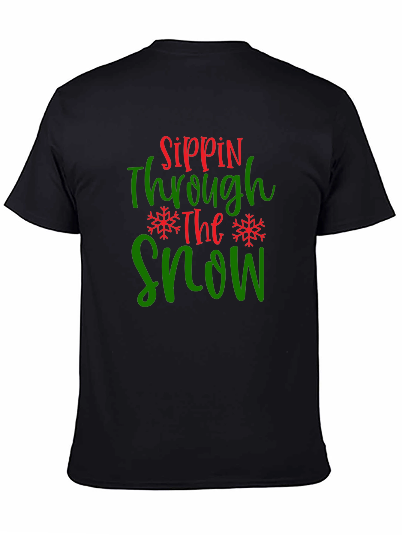 Sippin Through The Snow Graphic Tee