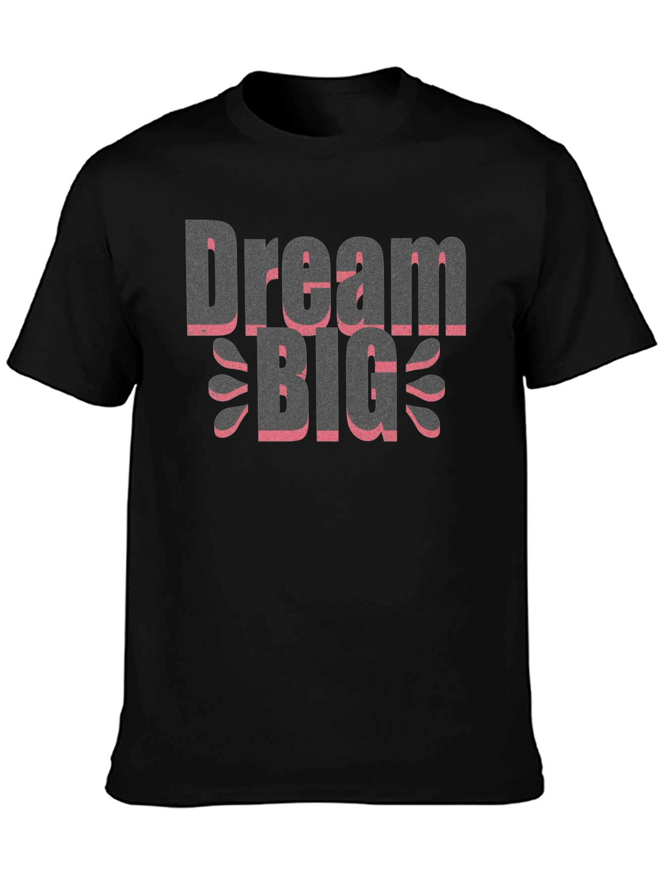 Dream Big Graphic Tee - Trendy Black T-Shirt