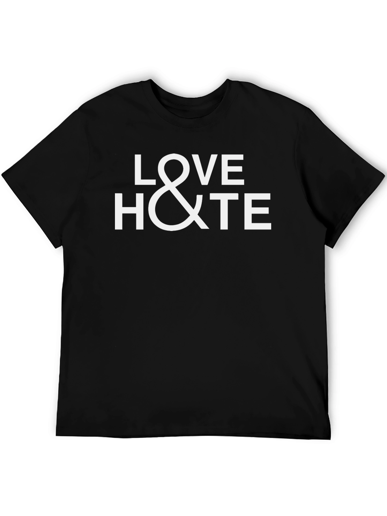 Love & Hate Graphic T-Shirt - Soft Cotton Blend