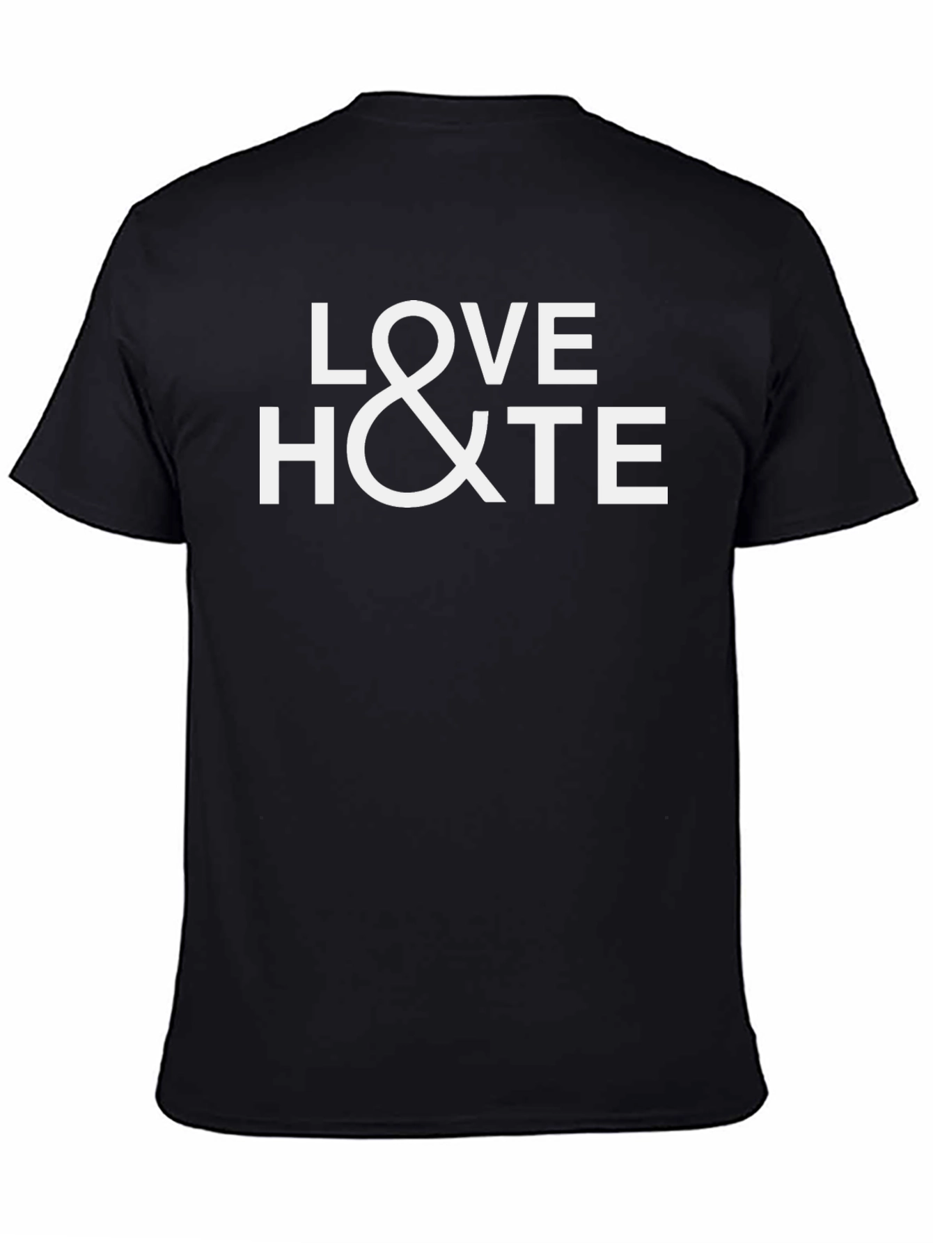 Love & Hate Graphic T-Shirt - Soft Cotton Blend