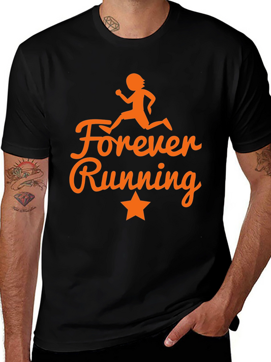 Forever Running Graphic Tee - Stylish Activewear