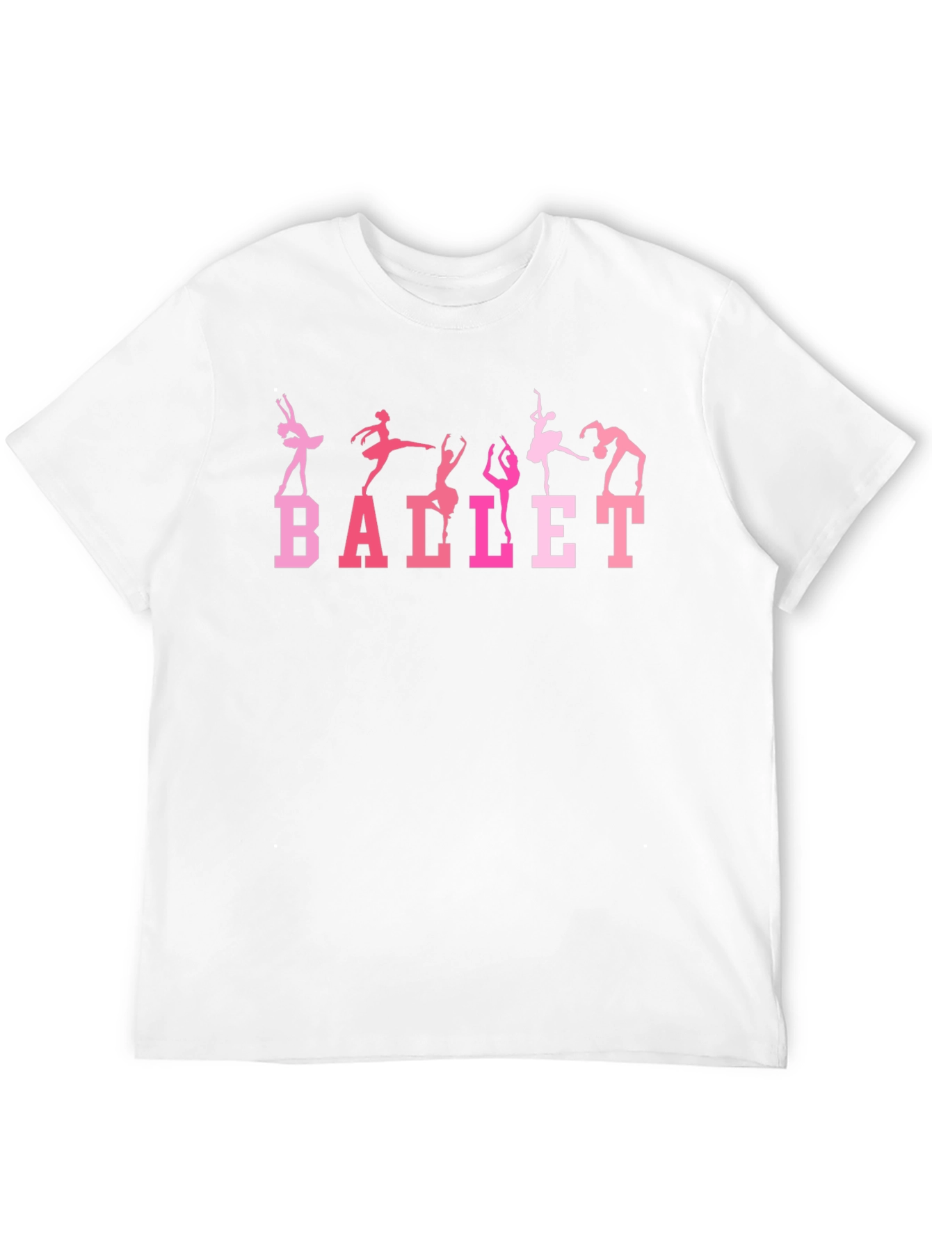 Ballet Dancer Graphic Tee - Black Cotton T-Shirt