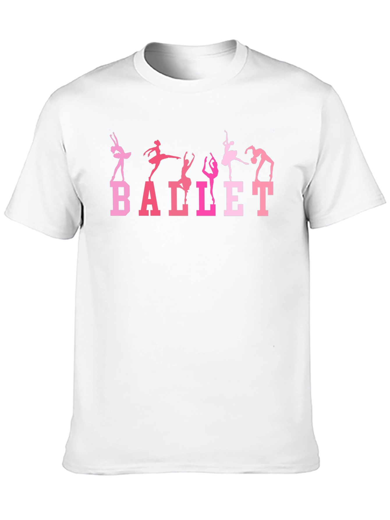 Ballet Dancer Graphic Tee - Black Cotton T-Shirt