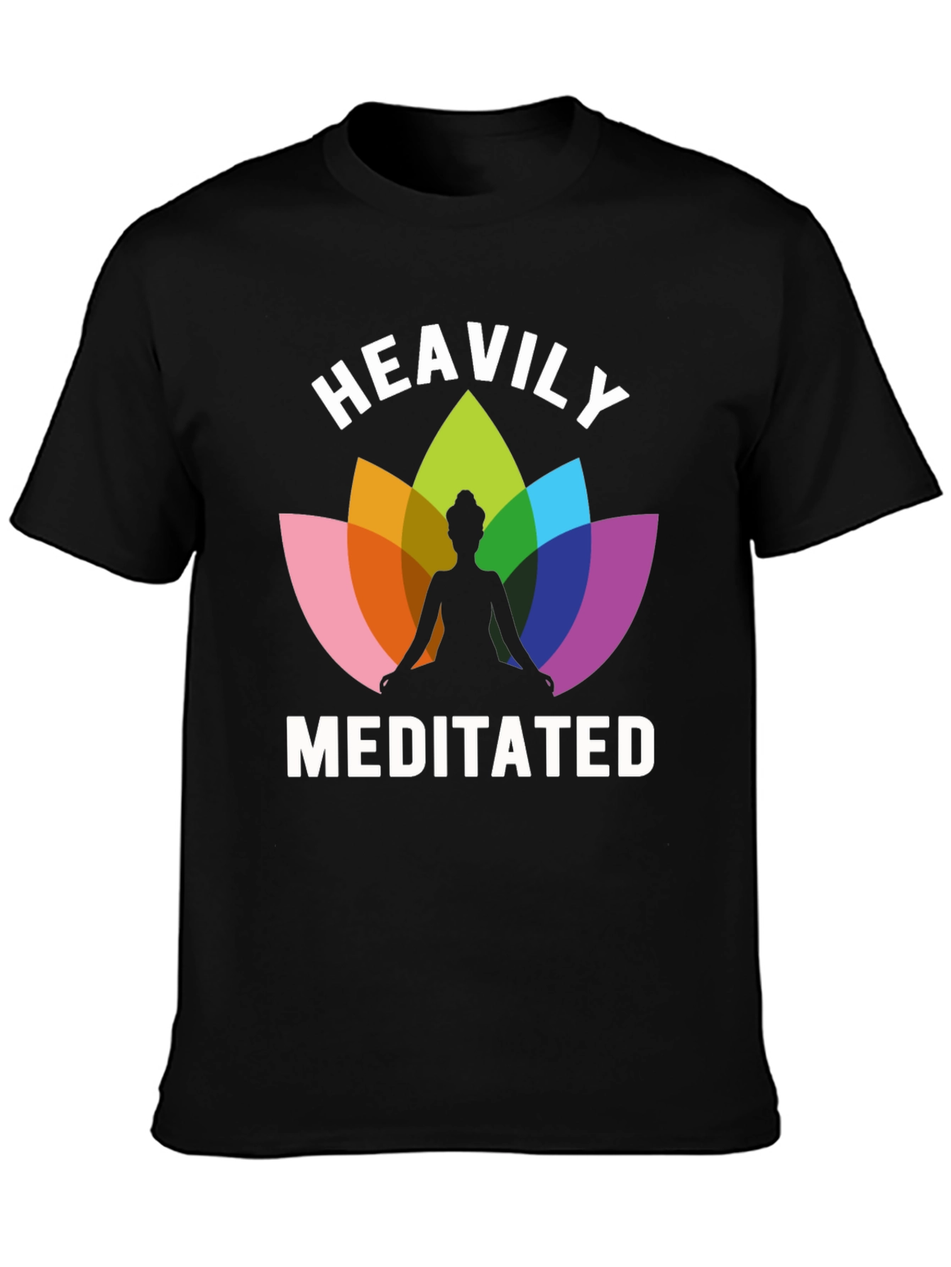 Heavily Meditated Lotus T-Shirt - Yoga & Mindfulness