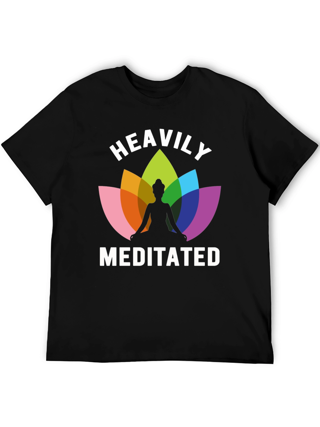 Heavily Meditated Lotus T-Shirt - Yoga & Mindfulness